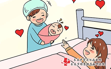 摄图网_400220509_新生儿漫画（企业商用）怀孕  遗传