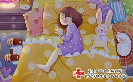 摄图网_401692501_世界睡眠日小女孩手绘插画（企业商用）